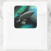 スターシップエクスプローラ（四角） スクエアシール (バッグ)