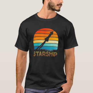 スターシップ月の火星とビヨンド宇宙崇拝 Tシャツ
