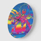 スターシップ ラージ壁時計 (傾斜)