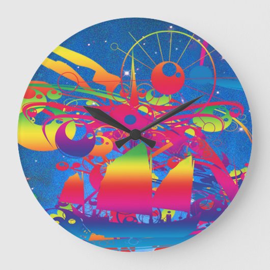スターシップ ラージ壁時計 (正面)