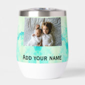 スターシンプルスパークルグリッター追加フォトカスタム文字 (正面)