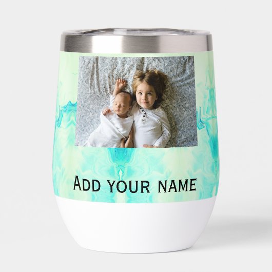 スターシンプルスパークルグリッター追加フォトカスタム文字 (背面)