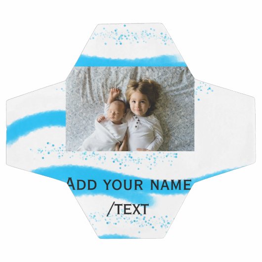 スターシンプルスパークルグリッター追加フォトカスタム文字 サッカーボール (フラット)