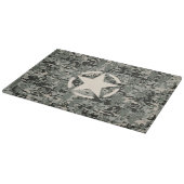 スターシンボルピクセルデジタル迷彩画 カッティングボード (角)