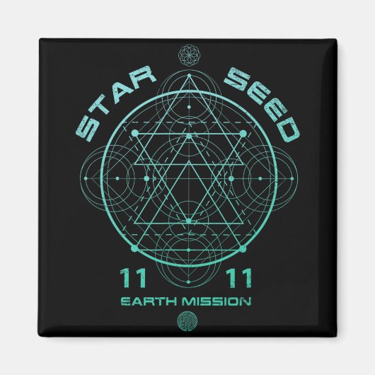 スターシード聖幾何学 マグネット (正面)
