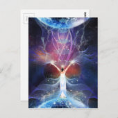 "スターシード" – 二つの世界の間。 ポストカード (正面/裏面)