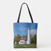 スタージオンポイントライトハウスオールオーバートートバッグ トートバッグ (裏面)