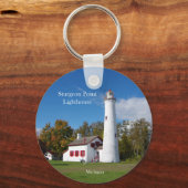 スタージオンポイントライトハウスキーチェーン キーホルダー (正面)