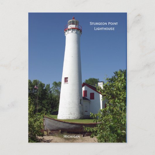 スタージオンポイントライトハウスポストカード背が高い ポストカード (正面)