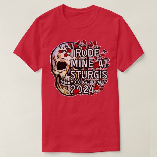 スタージスオートバイラリー2024 Tシャツ (デザイン正面)