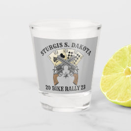スタージスバイクラリー2023クロスガン ショットグラス