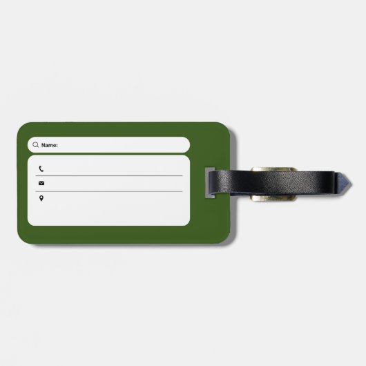 スタージ – ウェーバー症候群の戦士ラゲッジタグ ラゲッジタグ (裏面横)