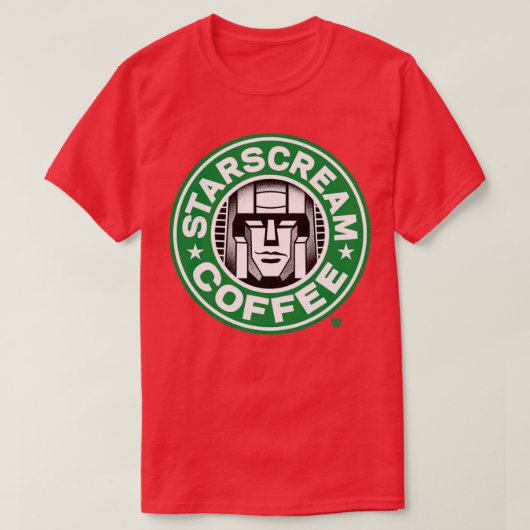 スタースクリームコーヒー Tシャツ (デザイン正面)