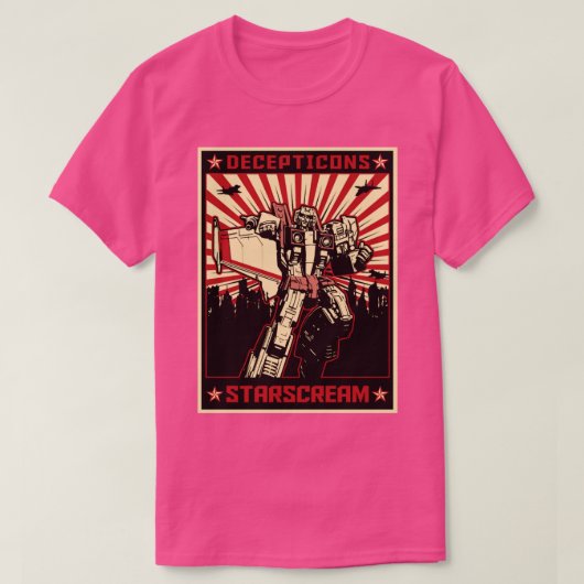 スタースクリームプロパガンダ Tシャツ (デザイン正面)