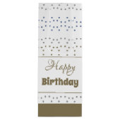 スタースタイリッシュパターン（の模様が）ある紙誕生日抱き枕 ワインギフトバッグ (正面)