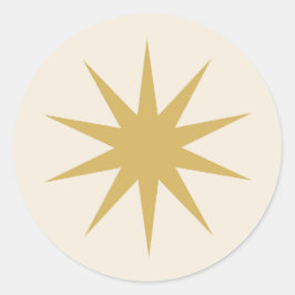スターステッカー ラウンドシール