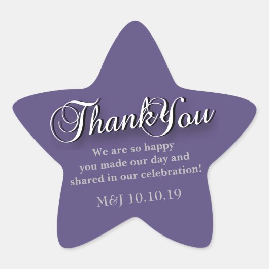 スターステッカー 星シール (正面)