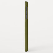 スターステンシクラシックルオンカーキグリーン Case-Mate iPhoneケース (裏面/左)