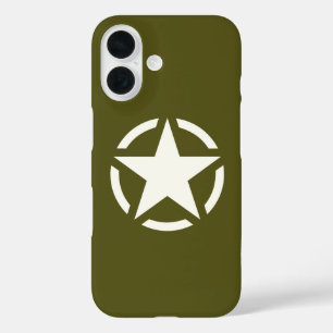 スターステンシクラシックルオンカーキグリーン iPhone 16ケース