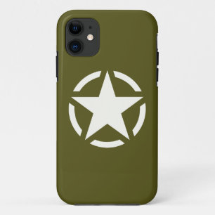 スターステンシクラシックルオンカーキグリーン iPhone 11 ケース