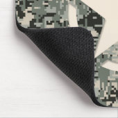 スターステンシルスタイルカーキデジタルカモフラージュ マウスパッド (コーナー)