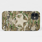スターステンシルラベルスタイルデカールオン迷彩柄スタイル Case-Mate iPhoneケース (裏面(横))