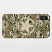 スターステンシルラベルスタイルデカールオン迷彩柄スタイル Case-Mate iPhoneケース (裏面(横))
