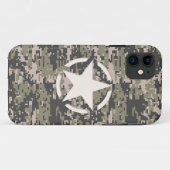スターステンシルラベルデカールスタイルカーキカモフラージュイポー Case-Mate iPhoneケース (裏面(横))