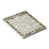 スターステンシルヴィンテージカモフラージュデコール ノートパッド (アングル)