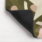 スターステンシルヴィンテージデカールオン迷彩柄スタイル マウスパッド (コーナー)