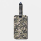 スターステンシルヴィンテージラベルデジタルカーキスタイル ラゲッジタグ (裏面縦)