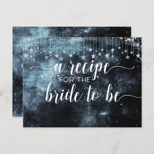 スターストライクウォーターカラーシアルブライドレシピカード ポストカード (正面/裏面)