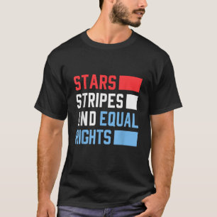 スターストライプズと平等な権利の女性の権利4th tシャツ