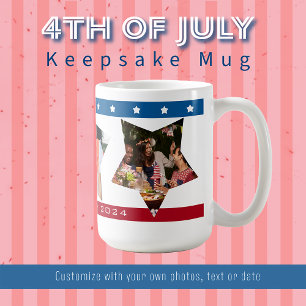 スターストライプズ写真7月のマグカップ4日 コーヒーマグカップ