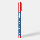 スターストライプズ国旗Patriotic iPhone 14ケース Case-Mate iPhoneケース (裏面 / 右)