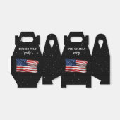 スターストライプズ愛国的アメリカ国旗7月4日 フェイバーボックス (折り畳みなし)