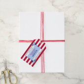 スターストライプズ愛国的退役軍人サービスサンキュー ギフトタグ (より糸付き)