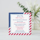 スターストライプズ赤白青7月BBQパーティー4日 招待状 (スタンド正面)