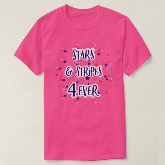 スターストライプズ4エバー Tシャツ (デザイン正面)