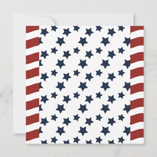 スターストライプズ7月BBQパーティー4日 招待状 (裏面)