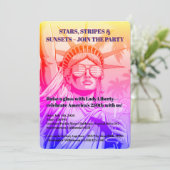 スターストライプズ&サンセットレディーリバティ250thパーティー 招待状 (スタンド正面)