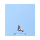 スターストライプズ&セイルズノートパッド ノートパッド (正面)