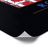 スターストライプズ&ミュージック ポスター (角)