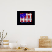 スターストライプズ&ミュージック ポスター (キッチン)