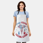 スターストライプズE D救の生活 エプロン (着用した状態)