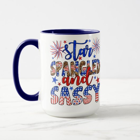 スタースパングルサッシーカスタム マグカップ (左)