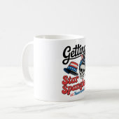 スタースパングルハンマースカル コーヒーマグカップ (正面左)