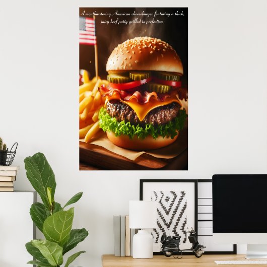 スタースパングルバーガーSensition 24x36 ポスター (ホームオフィス)
