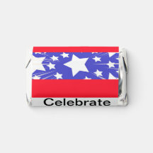 スタースパングル赤白青愛国的キャンディバー