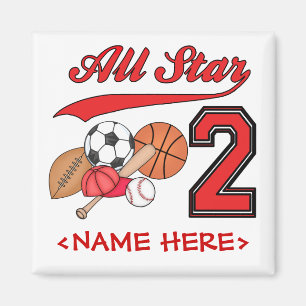 スタースポーツの2回目の誕生日 マグネット